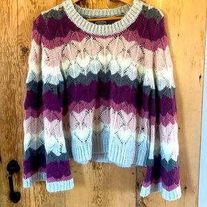 Boho sweater, medium, ‘Angie’